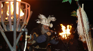 “Iomante” Fire Festival