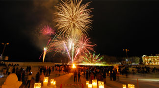 Lake Akan Ice Festival “Fuyu Hanabi”