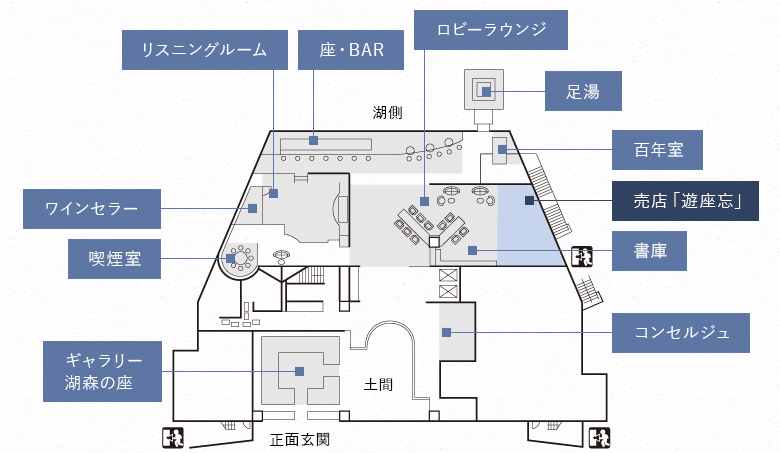 売店「遊座忘」